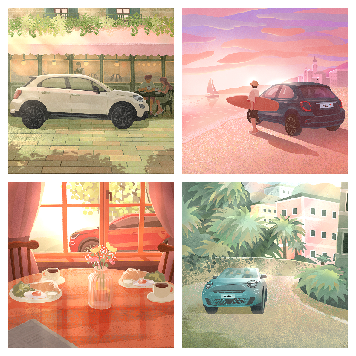 『ピッタリFIAT』FIAT相性診断　　診断結果用イラスト